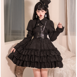 Rose Garden Gothic Lolita Dress JSK Outfit (ME13)